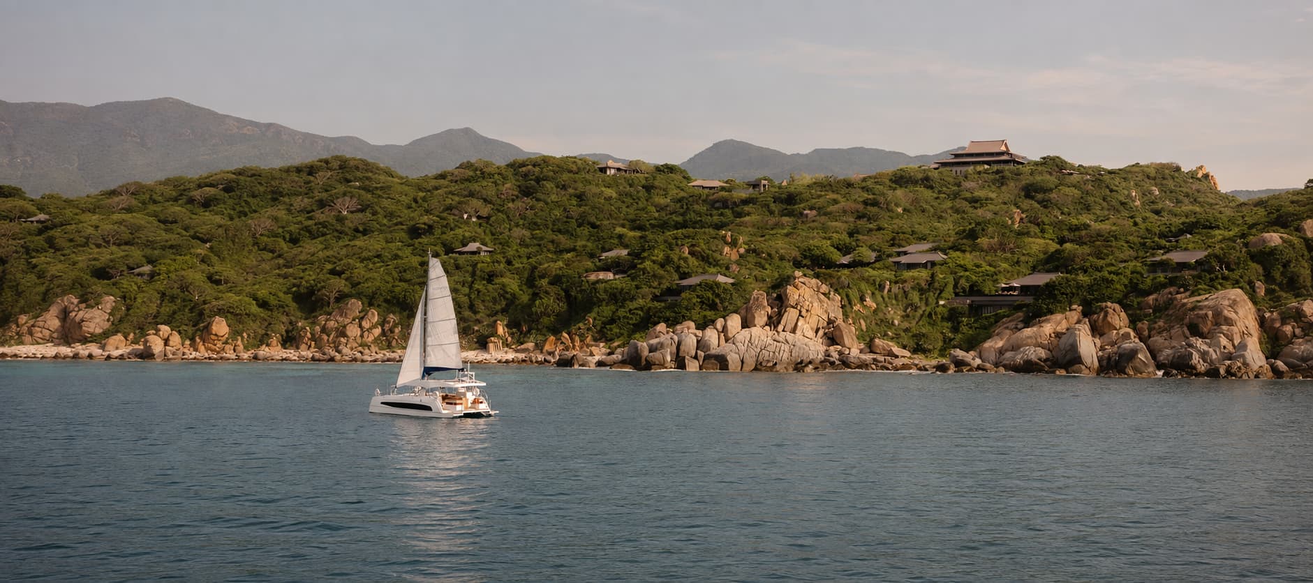 Private Amanoi Catamaran Cruise on Vinh Hy Bay 3